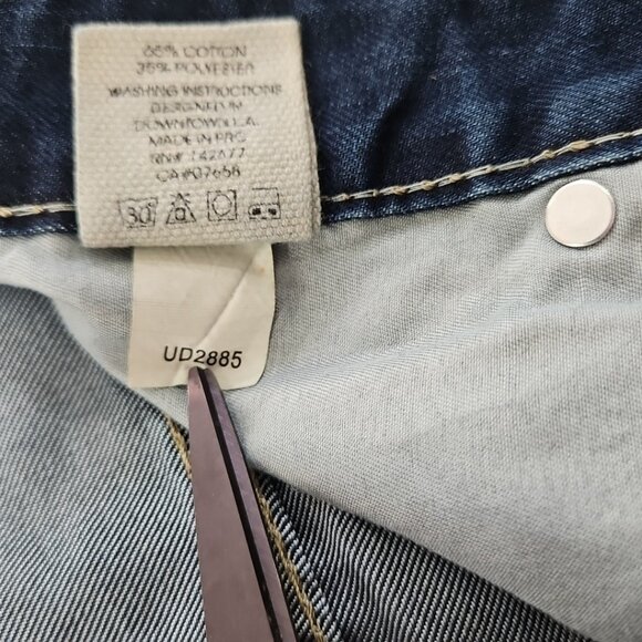 VTG United Denim of America Jeans Men's 38x32 Med Wash Stretch Straight EUC - Picture 15 of 16